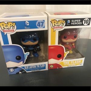 Funko Pop - Blue Lantern Flash #47 & The Flash #10